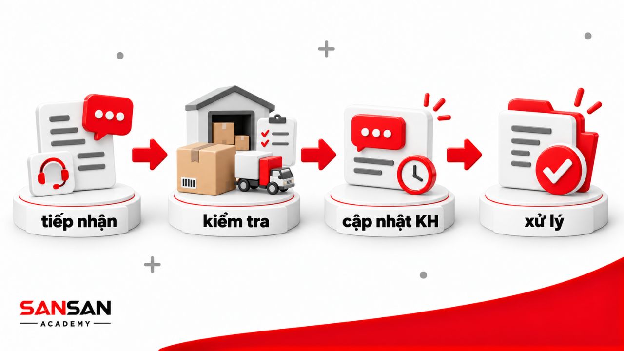 Luồng phối hợp từ tiếp nhận phản ánh đến chốt xử lý