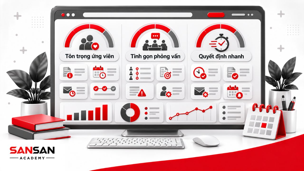 Cách thu hút nhân tài giai đoạn sau gồm nâng trải nghiệm ứng viên, tinh gọn phỏng vấn và ra quyết định nhanh khi đã đủ căn cứ.