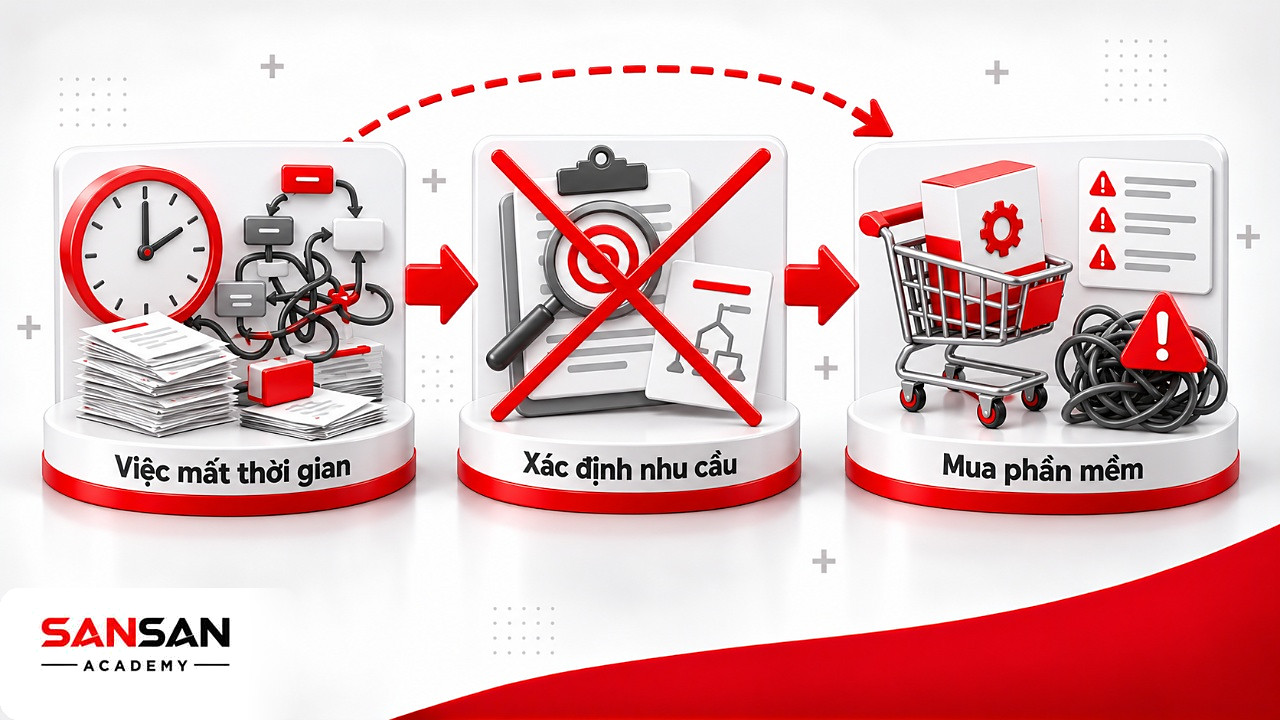 Bỏ qua bước xác định nhu cầu khiến việc mua công cụ công nghệ số không gỡ được nút thắt công việc