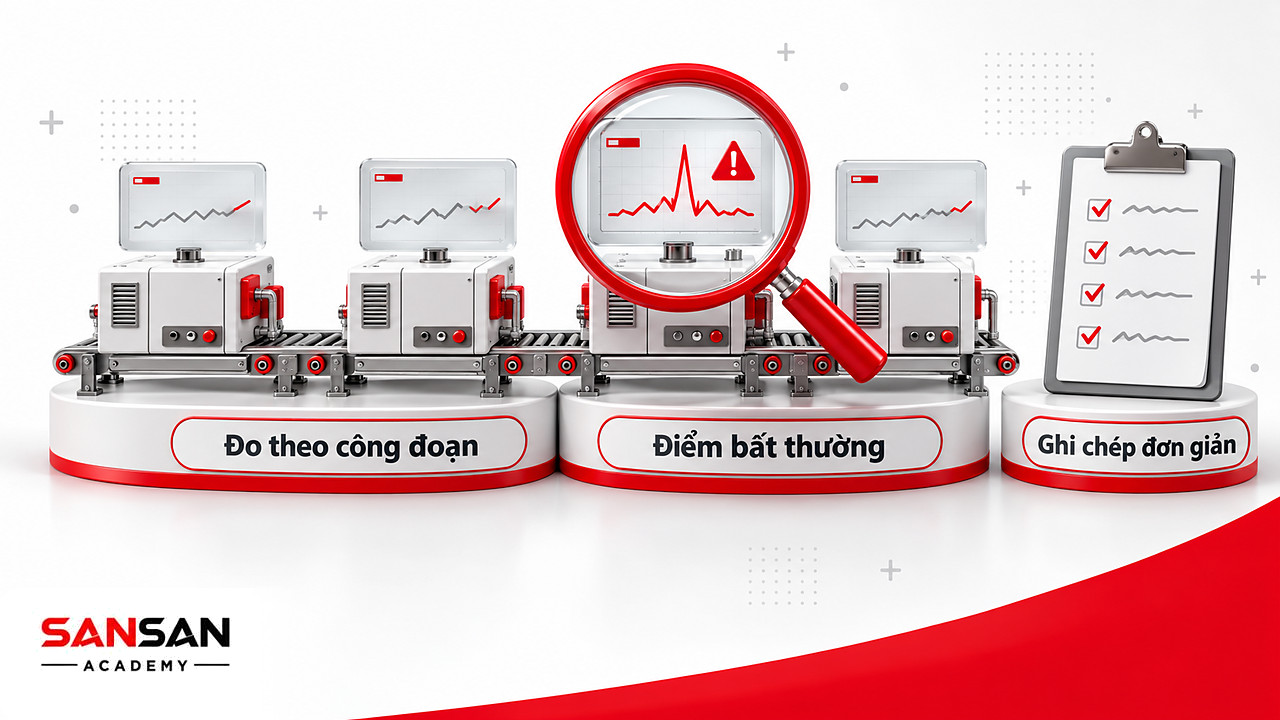Kính lúp soi đồng hồ một công đoạn có tiêu hao bất thường trên dây chuyền sản xuất công nghiệp xanh