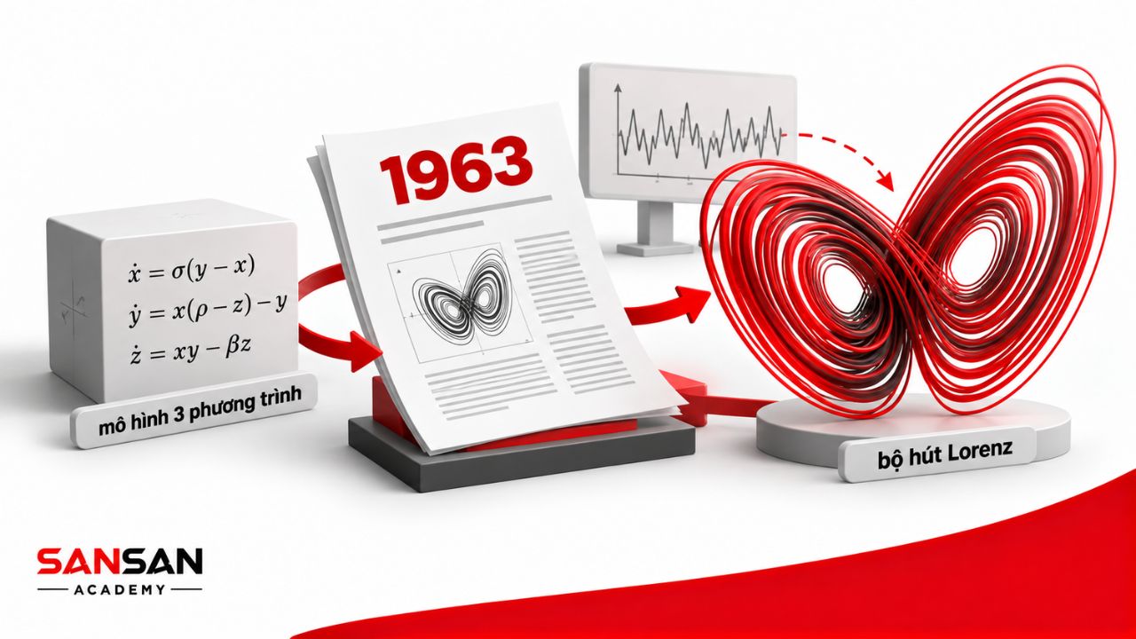 Công trình Lorenz năm 1963 và bộ hút hỗn loạn