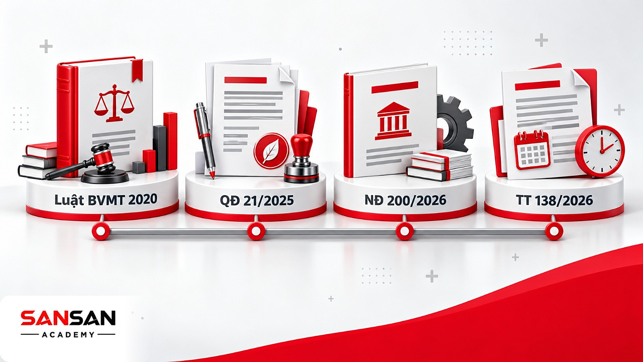Dòng thời gian văn bản pháp lý về trái phiếu xanh từ Luật Bảo vệ môi trường 2020 tới Thông tư 138/2026