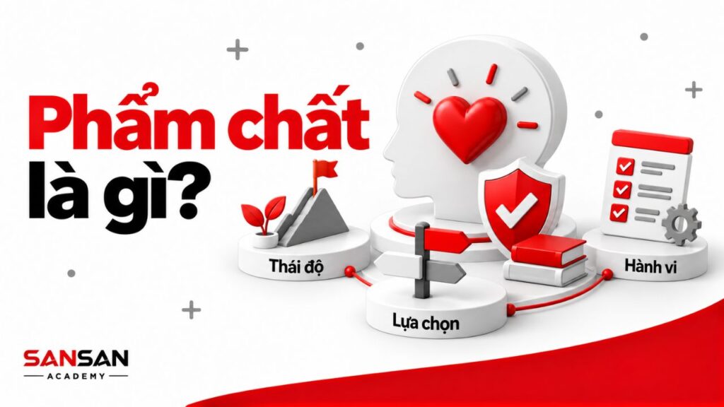 Phẩm chất thể hiện qua thái độ, lựa chọn và hành vi của con người