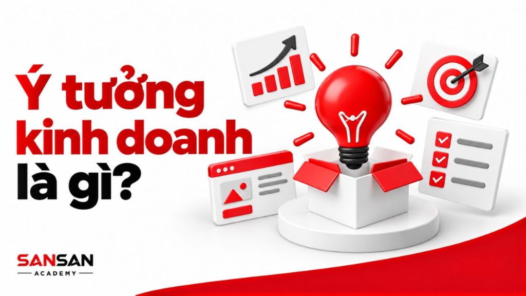 Ý tưởng kinh doanh gắn với giải pháp, sản phẩm và doanh thu.