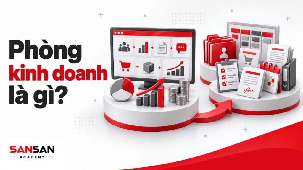 Phòng kinh doanh là gì với khách hàng, cơ hội bán hàng, báo giá, đàm phán, đơn hàng và doanh thu của doanh nghiệp.