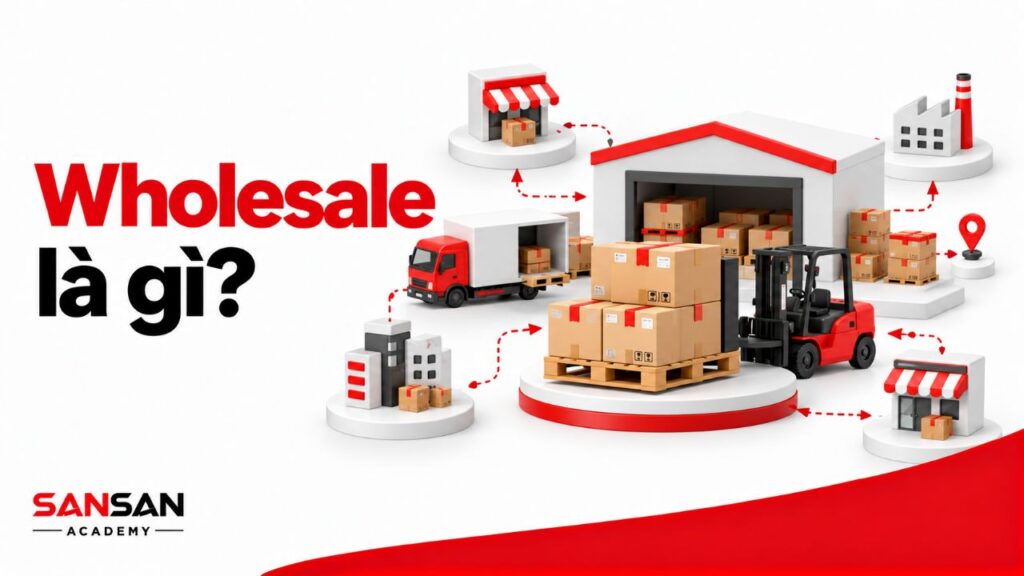 Kho bán buôn kết nối nguồn hàng với các cửa hàng và khách hàng thương mại trong kênh phân phối