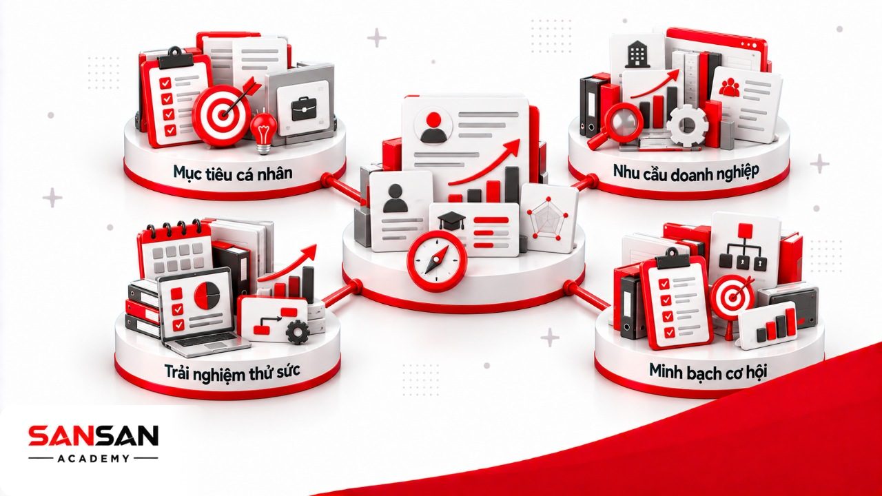 Cách gắn lộ trình thăng tiến với mục tiêu nghề nghiệp của nhân viên, nhu cầu doanh nghiệp, cơ hội thử sức và tiêu chí minh bạch.
