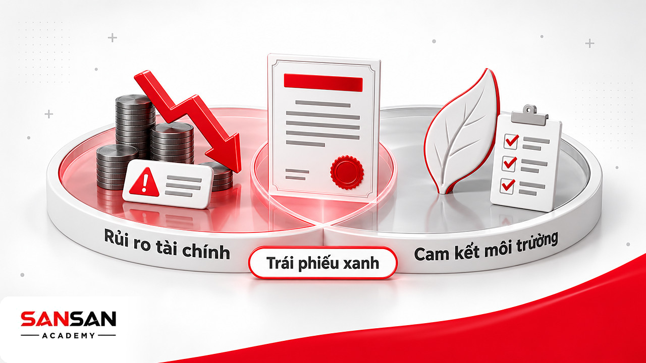 Hai vòng rủi ro tài chính và cam kết môi trường giao nhau ở chứng chỉ trái phiếu xanh