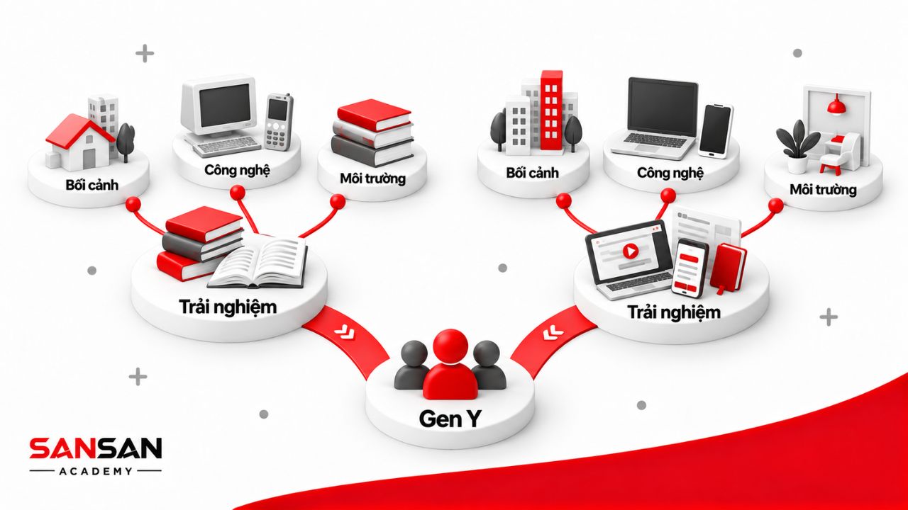 Hai trải nghiệm khác nhau trong cùng thế hệ Gen Y