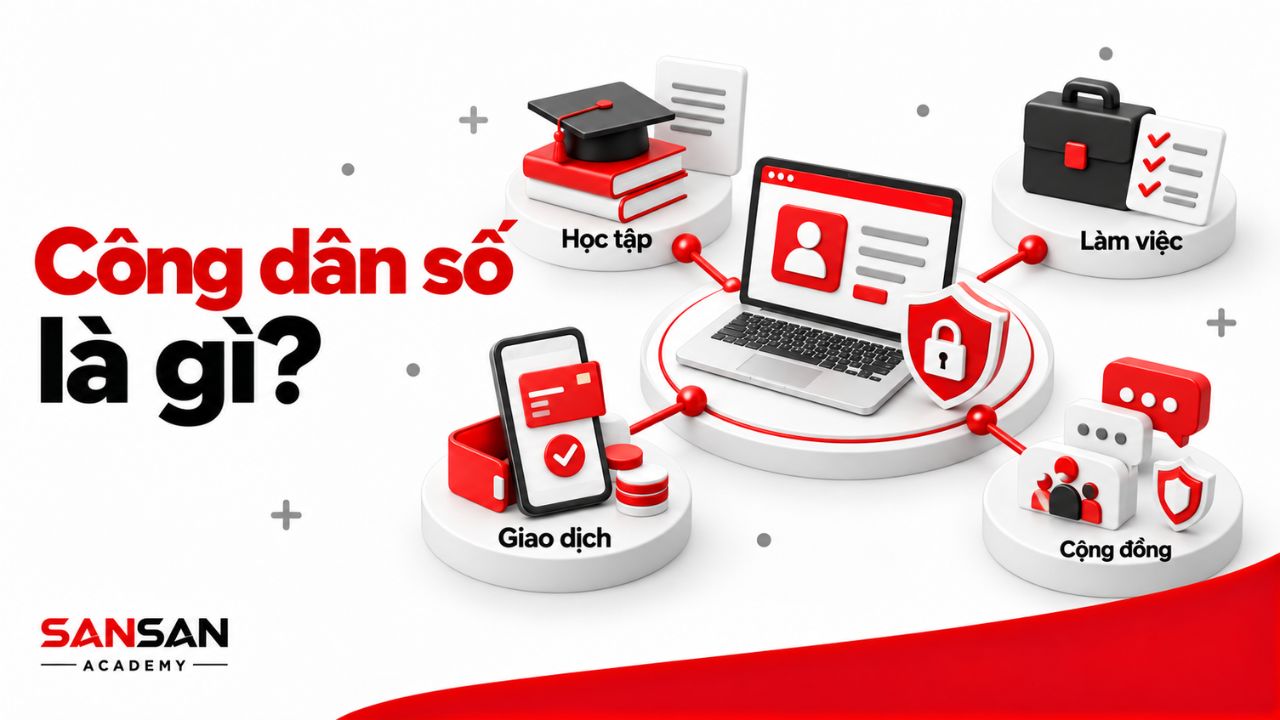 Các hoạt động học tập, làm việc, giao dịch và cộng đồng số