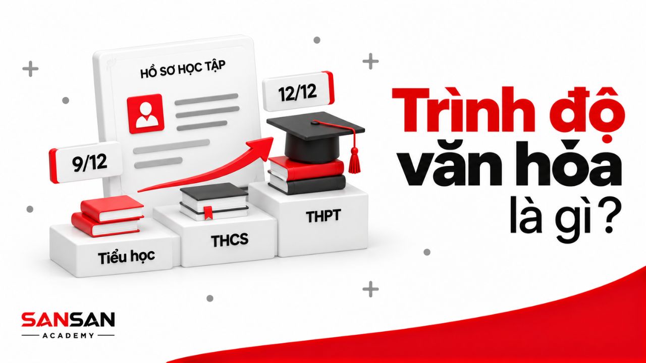Trình độ văn hóa phản ánh mức giáo dục phổ thông đã hoàn thành.