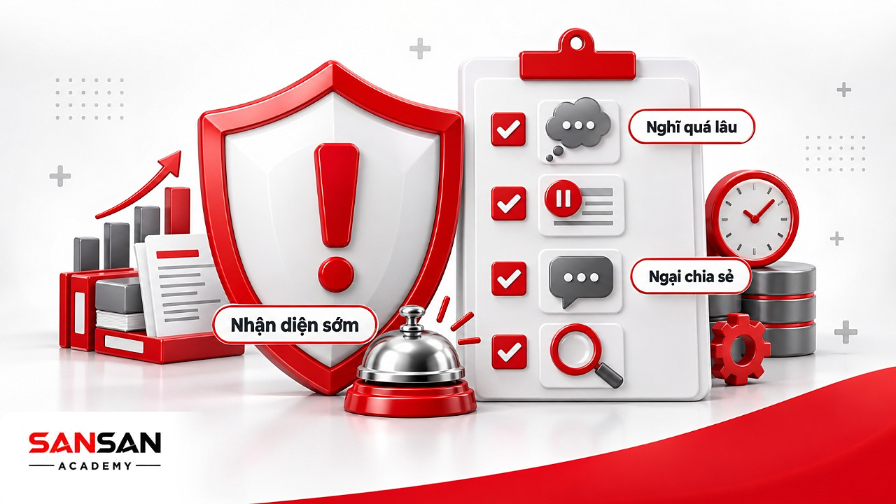Khiên và danh sách cảnh báo những khó khăn người sống nội tâm có thể gặp khi xử lý công việc