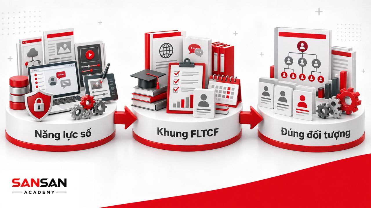 Một số khung năng lực chuyên biệt gồm khung năng lực số và FLTCF dành cho giáo viên ngoại ngữ với phạm vi áp dụng riêng.