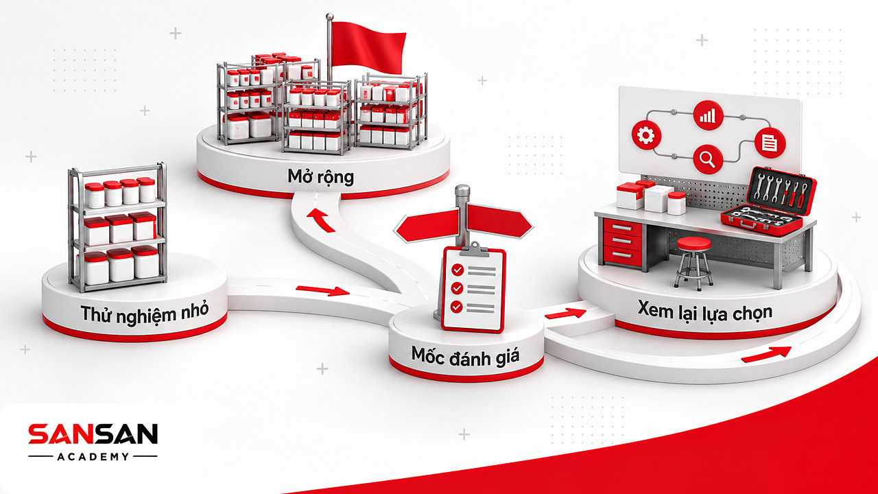 Ngã rẽ tại mốc đánh giá thử nghiệm: mở rộng hoặc xem lại công nghệ khi doanh nghiệp tham gia kinh tế số