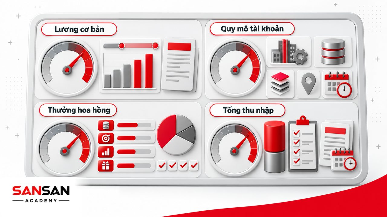 Mức lương Key Account Manager phụ thuộc ngành, quy mô tài khoản, kinh nghiệm, địa điểm cùng cơ chế KPI, hoa hồng và phụ cấp.