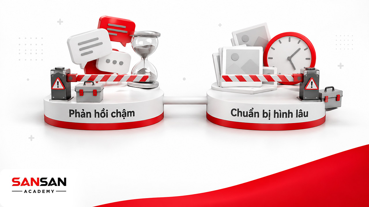 Hai trạm rào chắn phản hồi chậm và chuẩn bị hình lâu, điểm nghẽn quyết định nên chọn Marketing tools nào