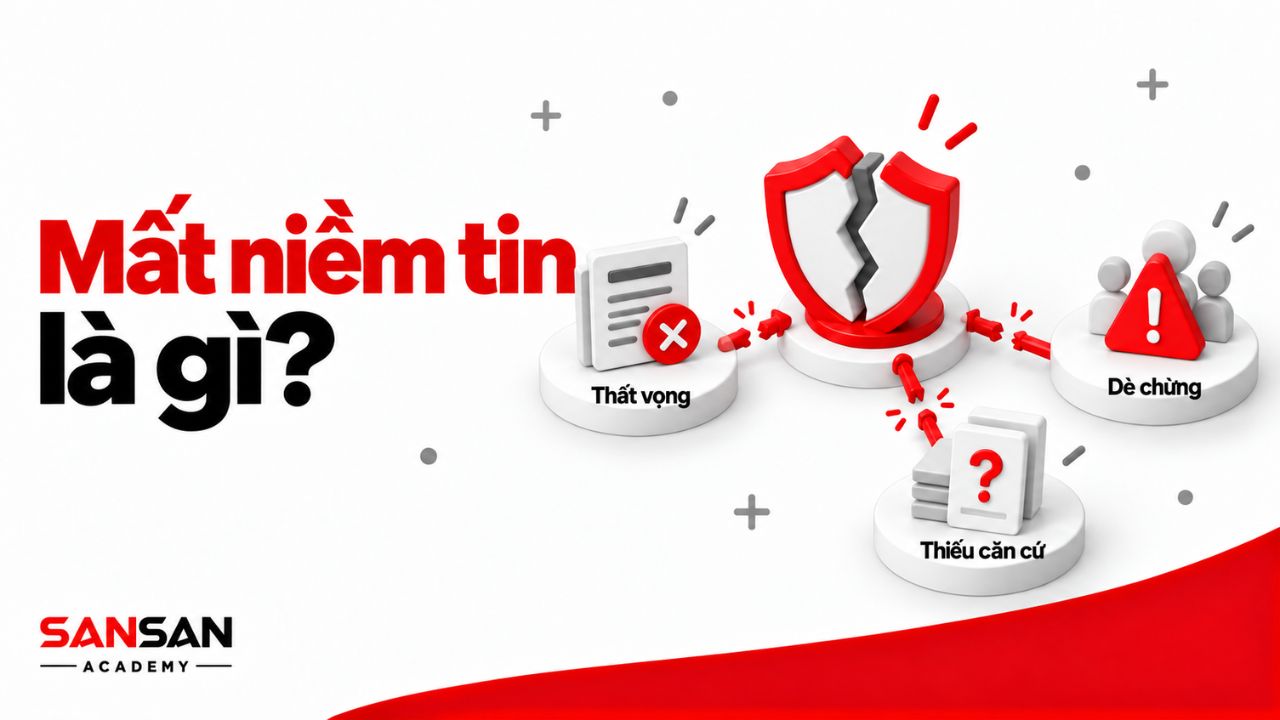 Sự thất vọng và thiếu căn cứ khiến lòng tin suy giảm