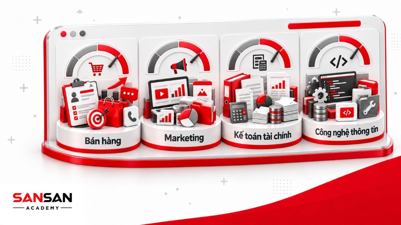 Mẫu mục tiêu nghề nghiệp cho bán hàng, marketing, kế toán tài chính và công nghệ thông tin theo kỹ năng và nhiệm vụ từng vị trí.