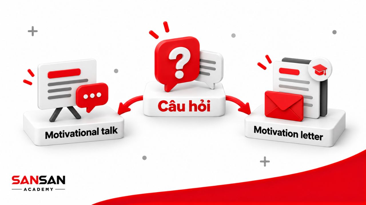 Hai khái niệm Motivational talk và Motivation letter trong giao tiếp, ứng tuyển