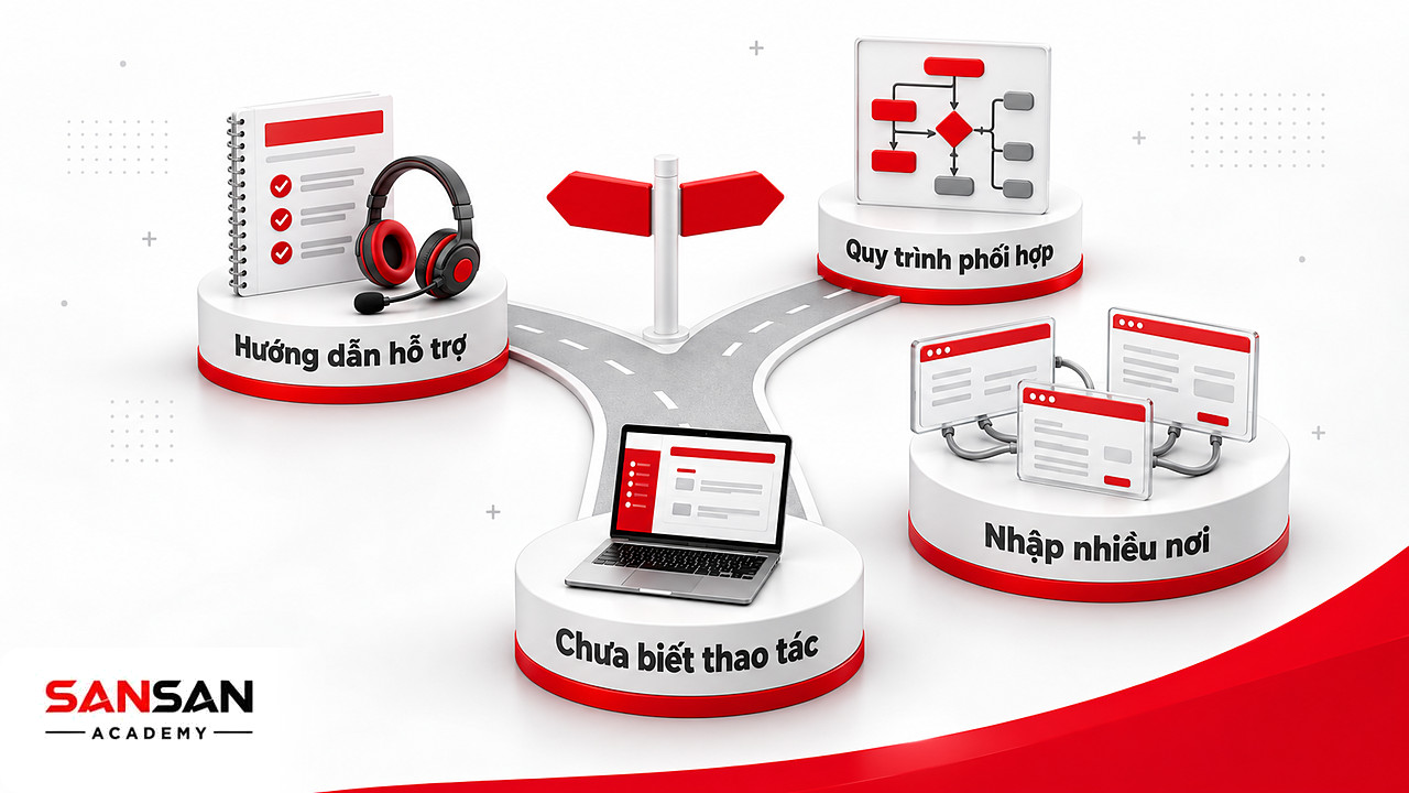 Ngã rẽ chẩn đoán rào cản phần mềm mới theo mô hình TAM: thiếu hướng dẫn hay quy trình nhập liệu chồng chéo