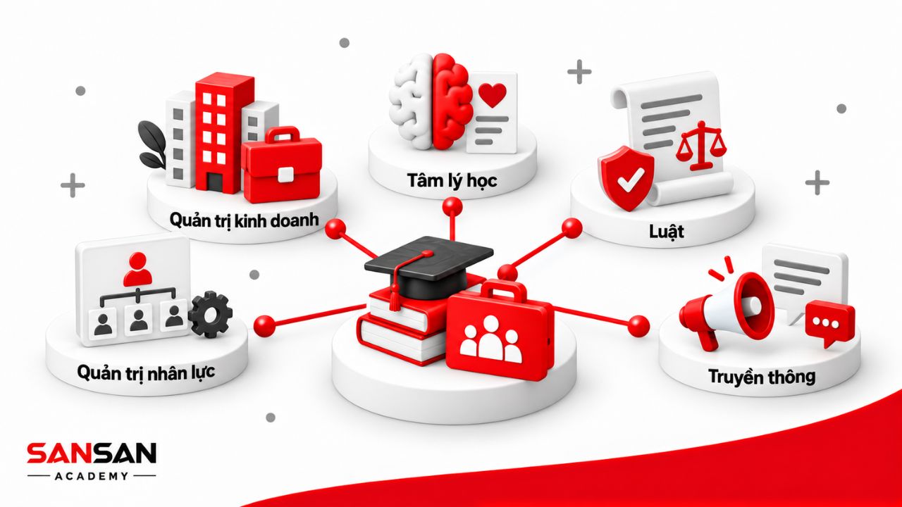 Các nhóm ngành hỗ trợ nền tảng cho nghề nhân sự
