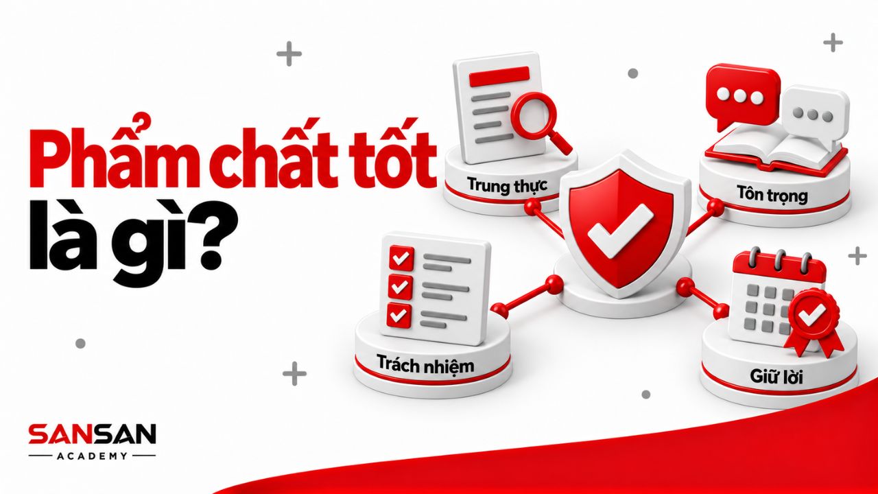Trung thực, tôn trọng, trách nhiệm và giữ lời là những phẩm chất tốt