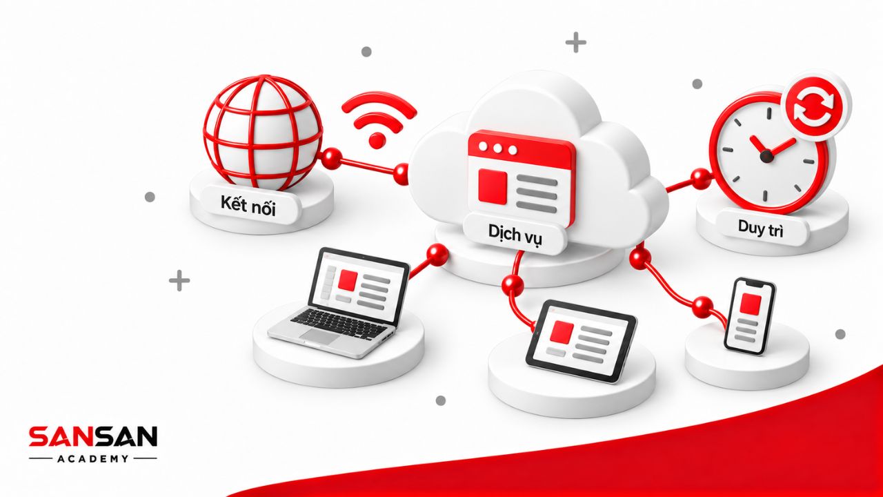 Kết nối internet và khả năng duy trì dịch vụ SaaS liên tục