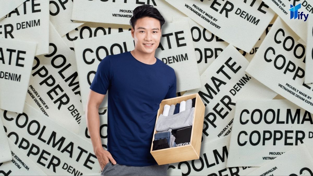 Ví dụ mô hình STP của Coolmate trong việc phân khúc thị trường, lựa chọn khách hàng mục tiêu và định vị thương hiệu thời trang nam.