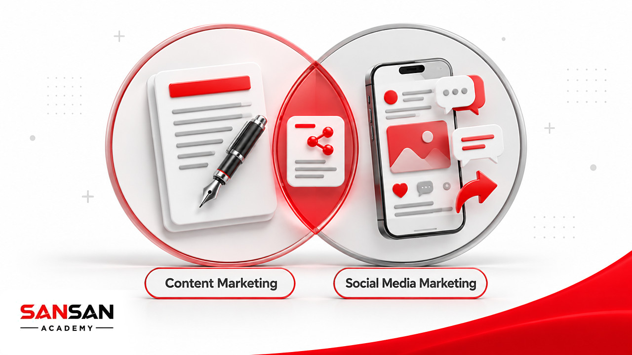 Hai vòng giao nhau Content Marketing và Social Media Marketing, hai nhóm sách Marketing hay có phần chung