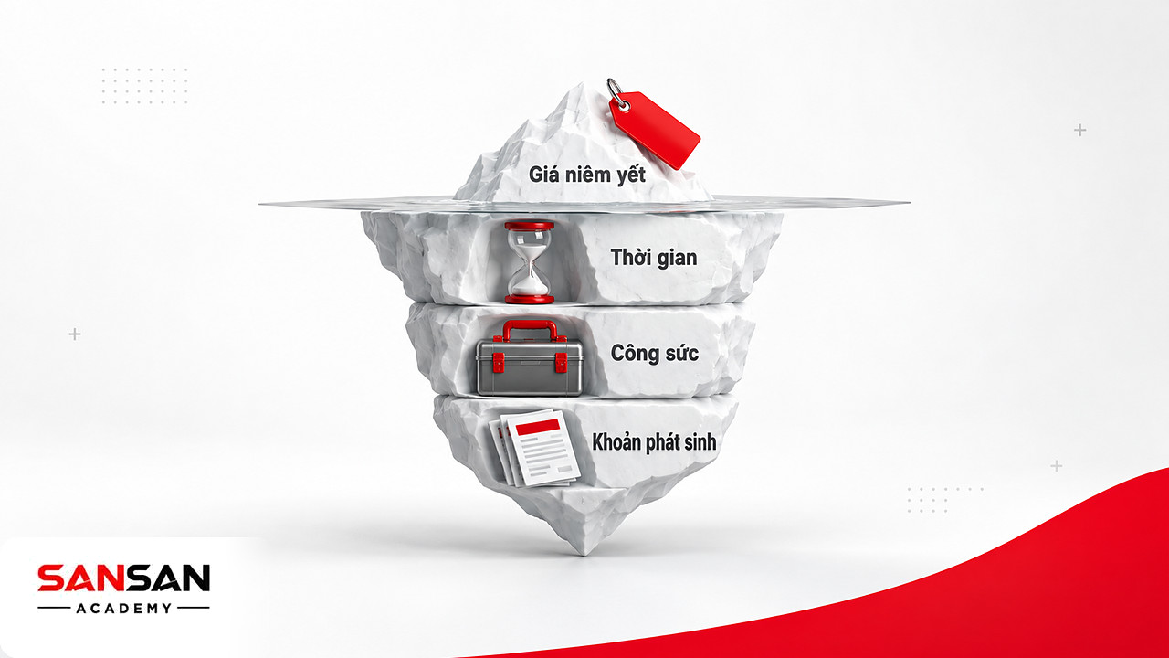 Tảng băng chìm của sản phẩm thay thế: giá niêm yết nổi, thời gian, công sức và khoản phát sinh ẩn bên dưới