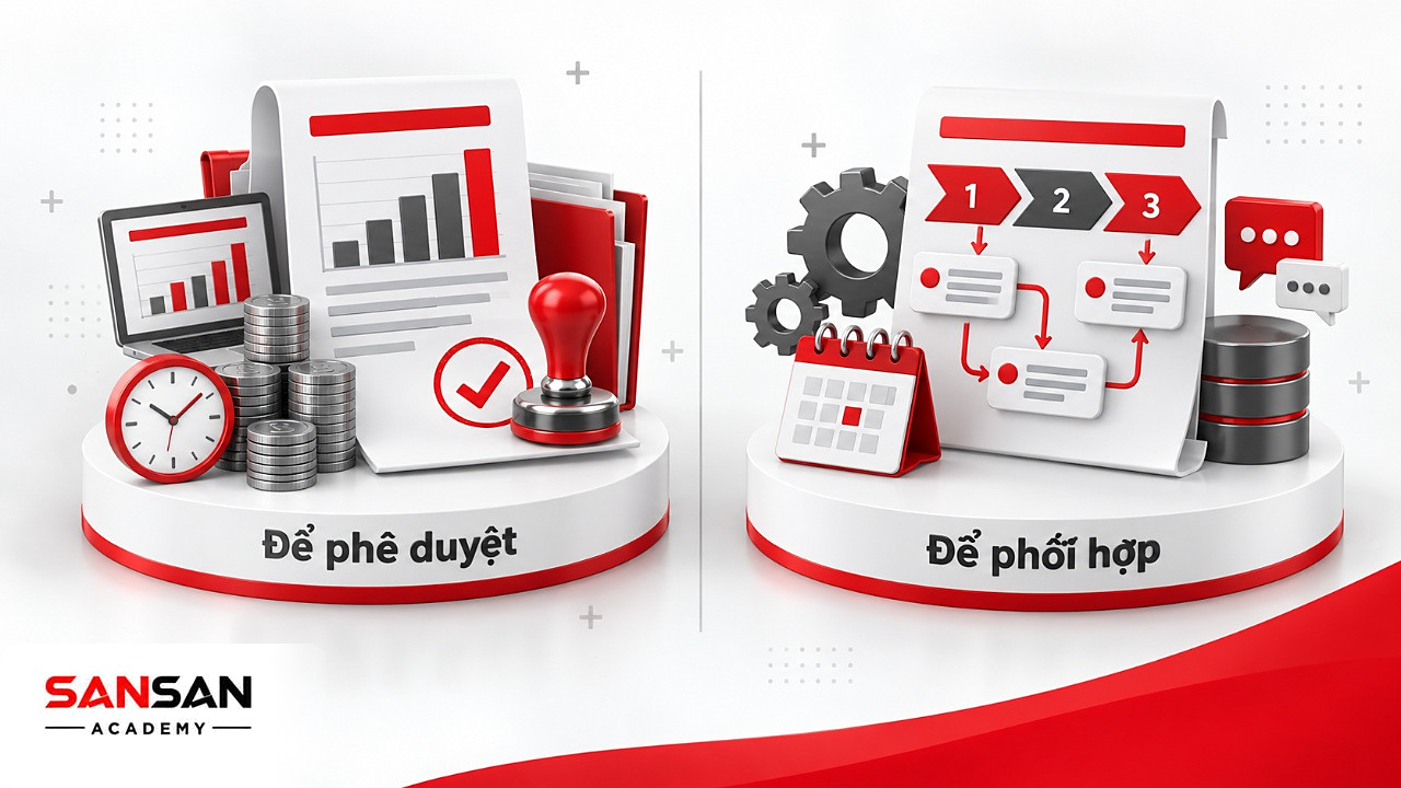 So sánh roadmap dùng để phê duyệt đầu tư với roadmap dùng để phối hợp triển khai theo trình tự