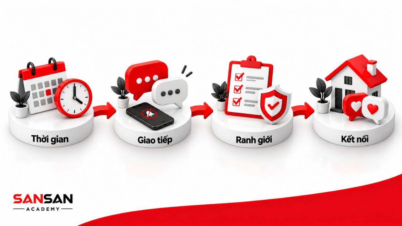 Thời gian, giao tiếp và ranh giới ảnh hưởng đến sự kết nối