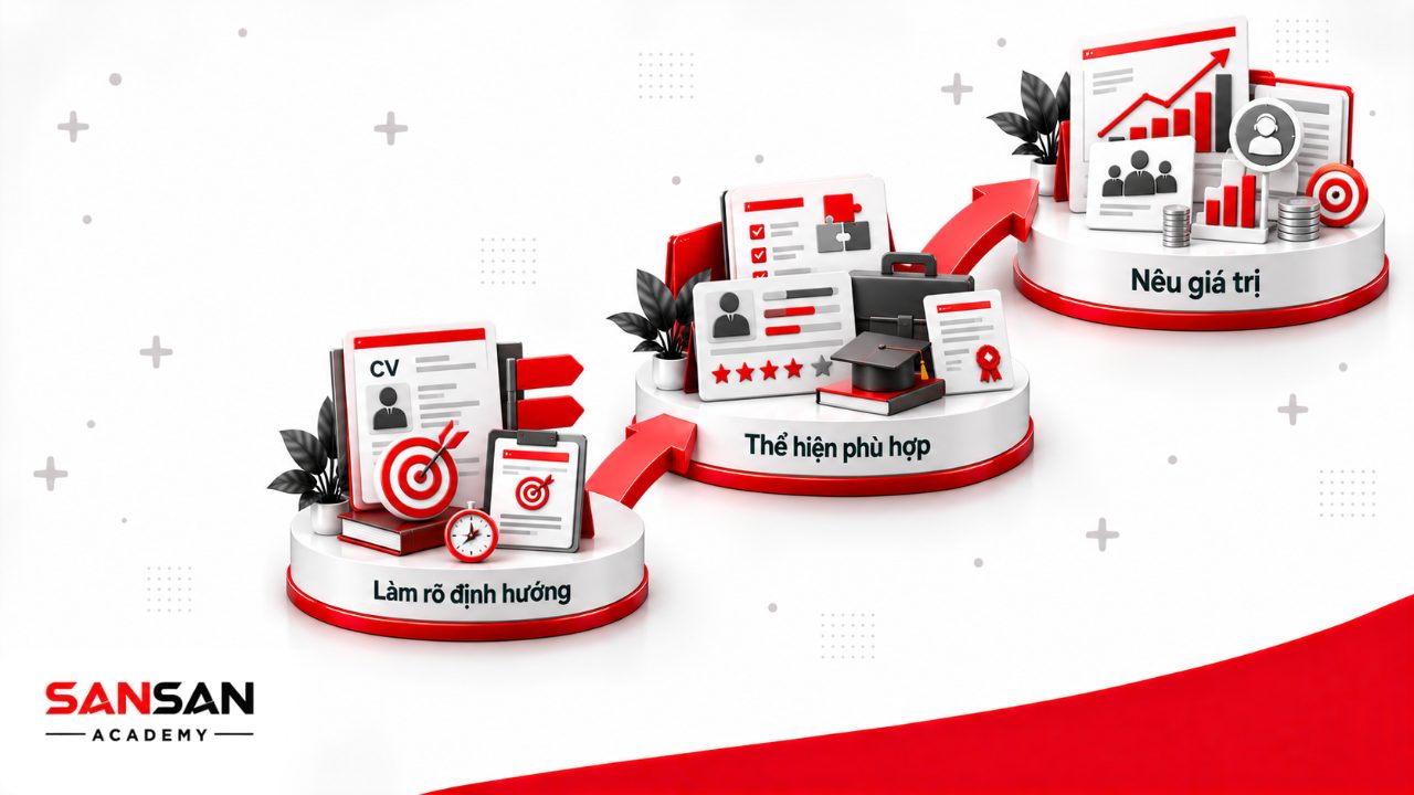 Mục tiêu nghề nghiệp phù hợp giúp làm rõ định hướng, mức độ phù hợp với vị trí và giá trị ứng viên có thể đóng góp.