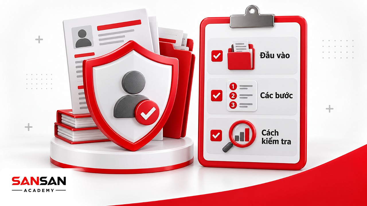 Khiên bảo vệ CV và danh sách kiểm tra đầu vào, các bước, cách kiểm tra kết quả cho từng kỹ năng technical