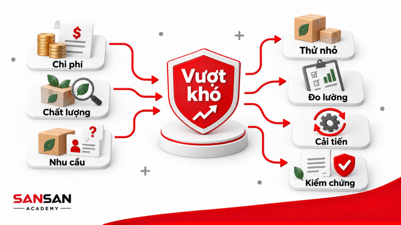Chi phí, chất lượng và nhu cầu kết nối với các giải pháp vượt khó.