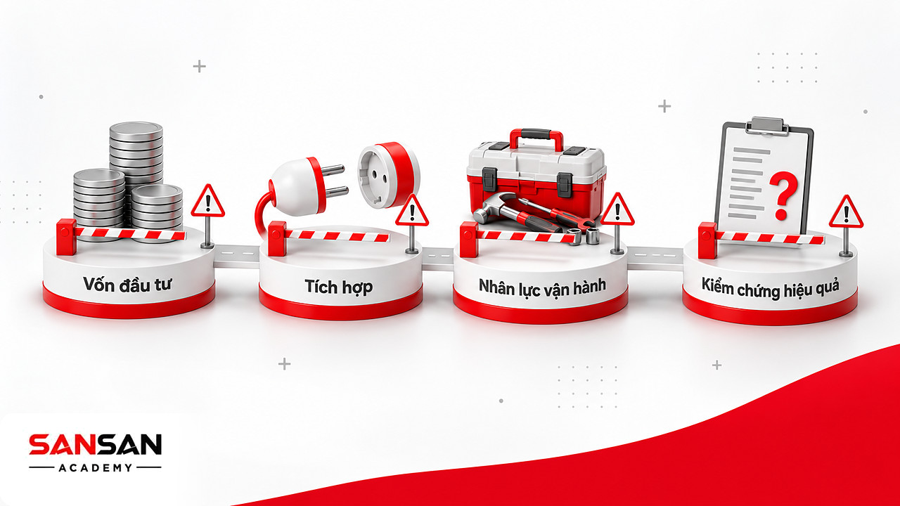 Bốn rào chắn khi triển khai công nghệ xanh: vốn đầu tư, tích hợp hạ tầng, nhân lực vận hành và kiểm chứng hiệu quả