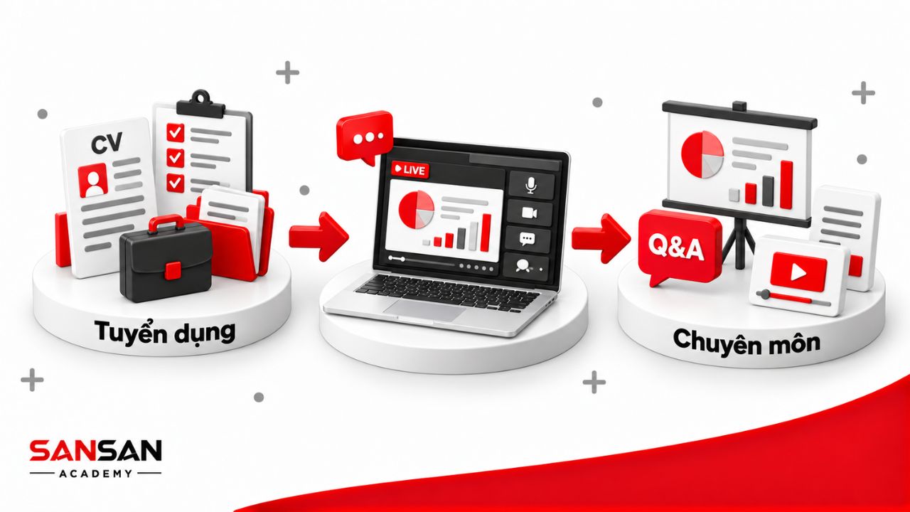 Webinar hỗ trợ giới thiệu cơ hội tuyển dụng và trao đổi chuyên môn.