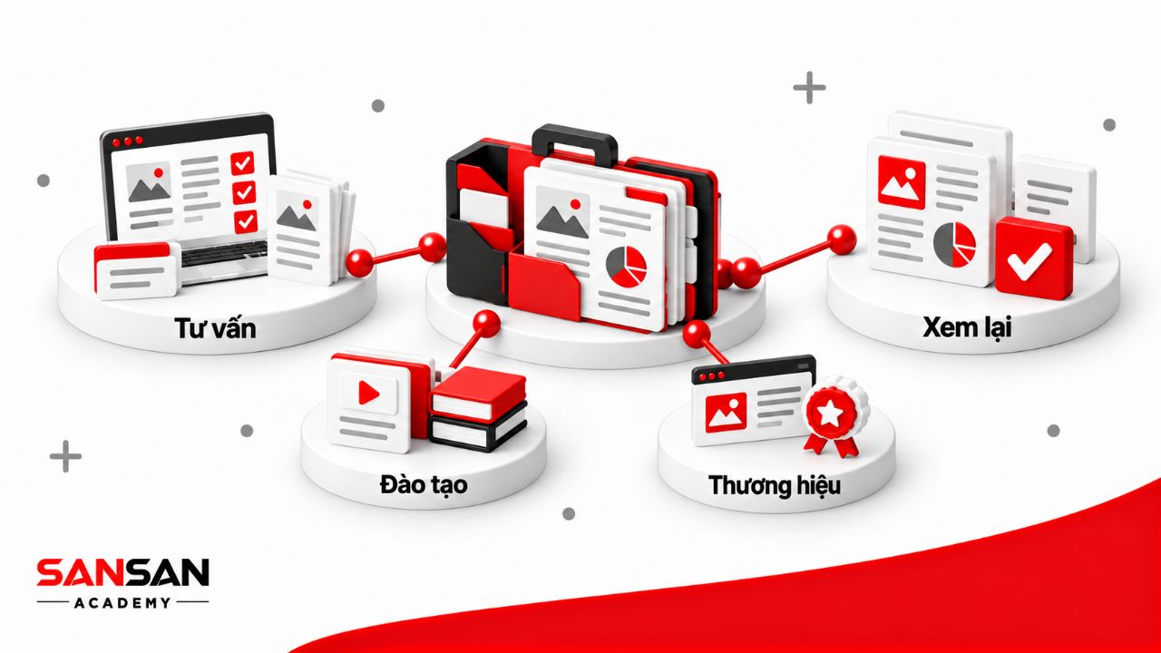 Salekit hỗ trợ tư vấn, đào tạo, nhận diện thương hiệu và giúp khách hàng xem lại thông tin