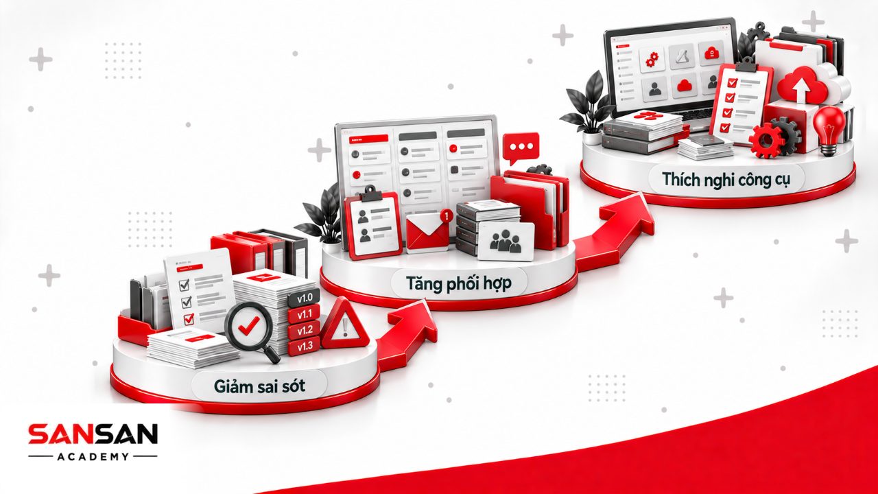 Kỹ năng văn phòng giúp người đi làm giảm sai sót, phối hợp hiệu quả và thích nghi với công cụ cùng cách làm việc mới.