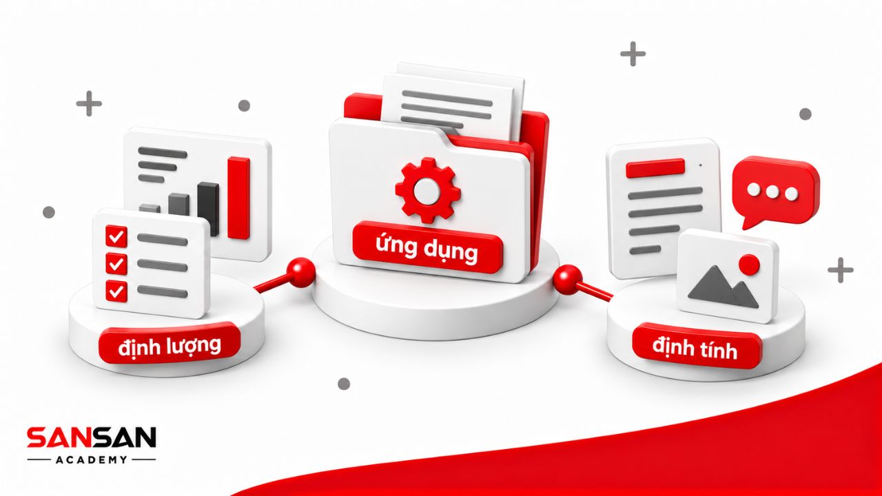 Dữ liệu đo lường và phản hồi mô tả được kết nối để ứng dụng.