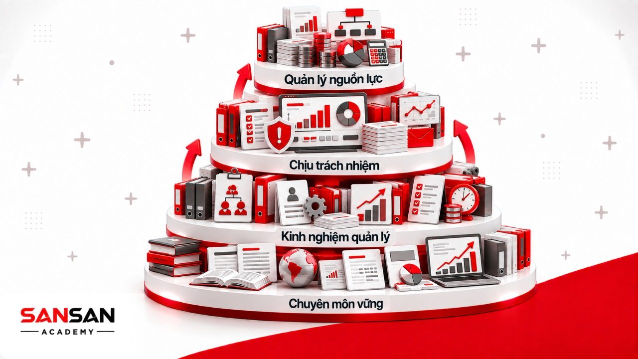 Yêu cầu Senior Manager gồm chuyên môn vững, kinh nghiệm quản lý thực tế, trách nhiệm kết quả và khả năng quản lý nguồn lực.